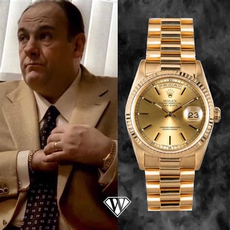 tony soprano rolex fake|james gandolfini tony soprano.